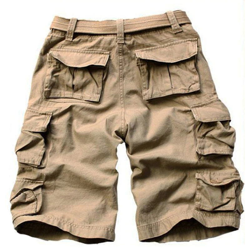 AYG Herren Cargo Shorts Aus Baumwolle - Militärstyle Bermudas In Größen 29-40