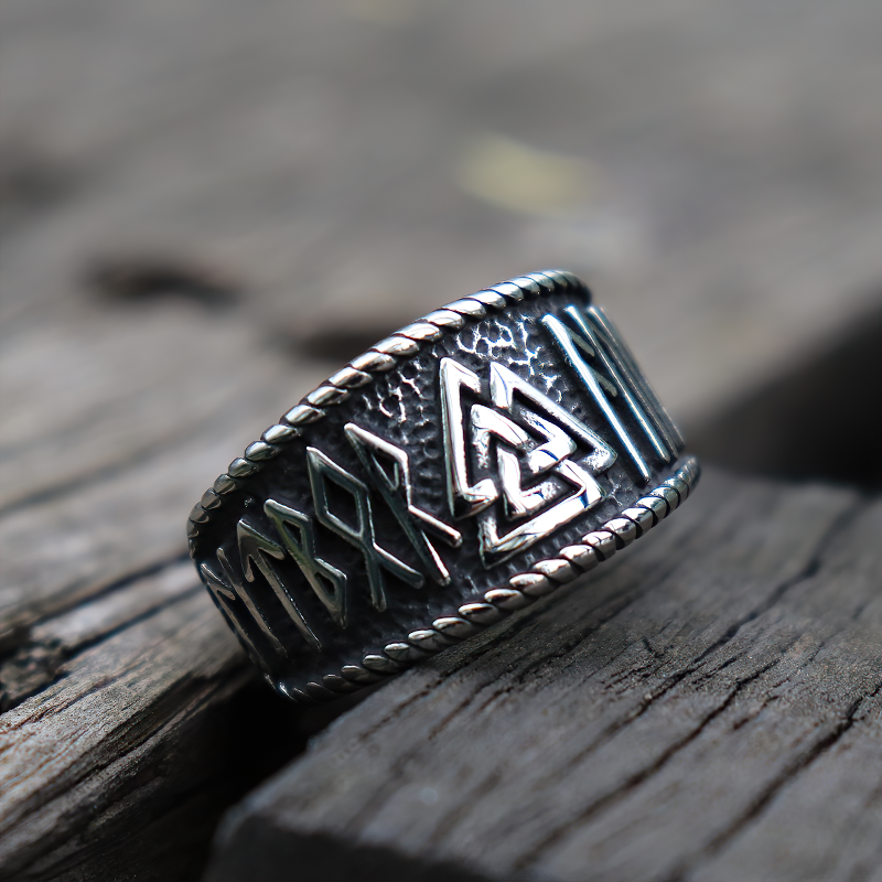 Vintage Viking Stainless Steel Ring / Jewelry Amulet For Men And Women - HARD'N'HEAVY