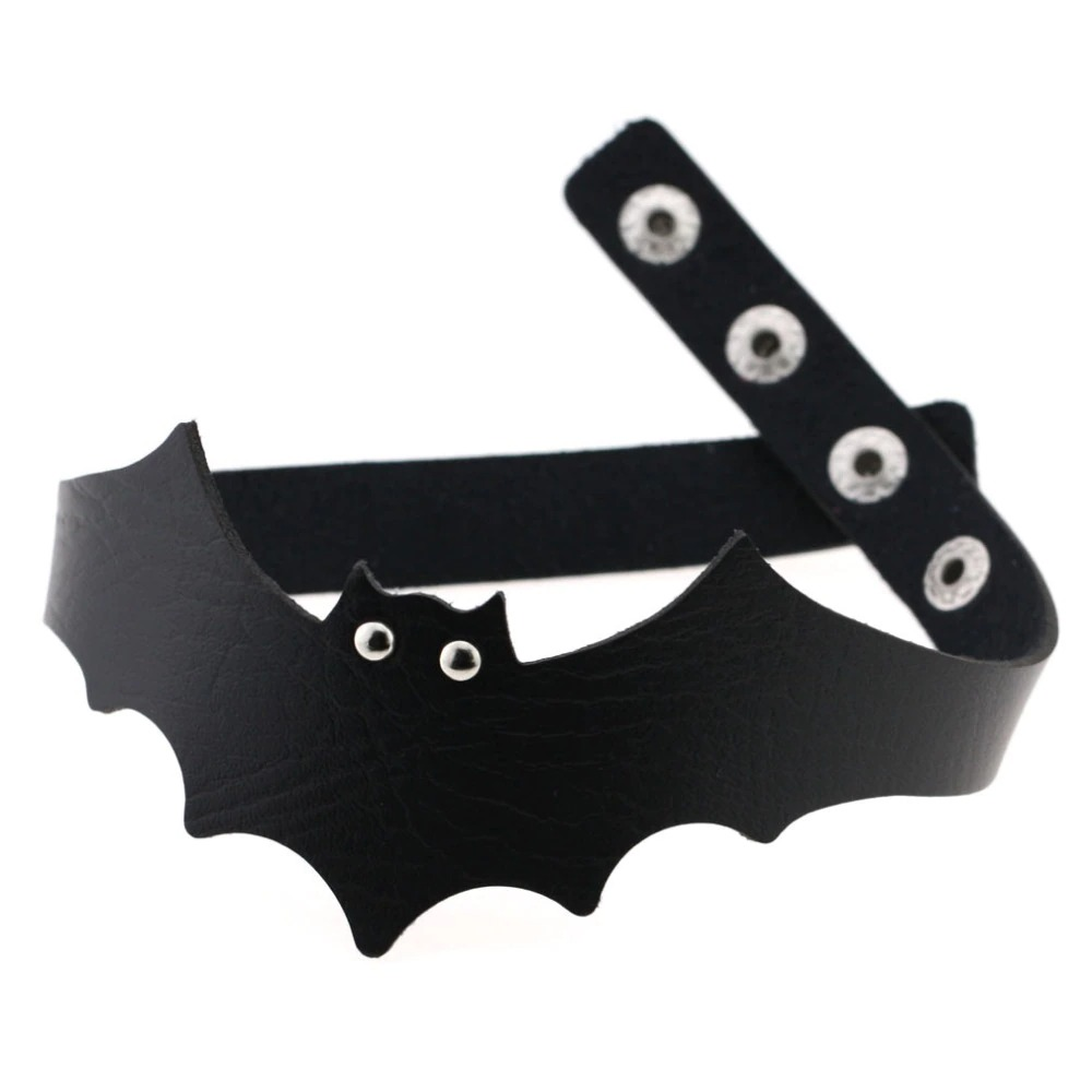 Vintage Women's Necklace Choker in form Bat / Cool Handmade Accessories for Halloween - HARD'N'HEAVY