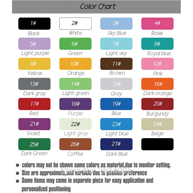 Pvc Sticker Color Chart Alternative Vibes: Gothic & 80s Wall Stickers & More decals
