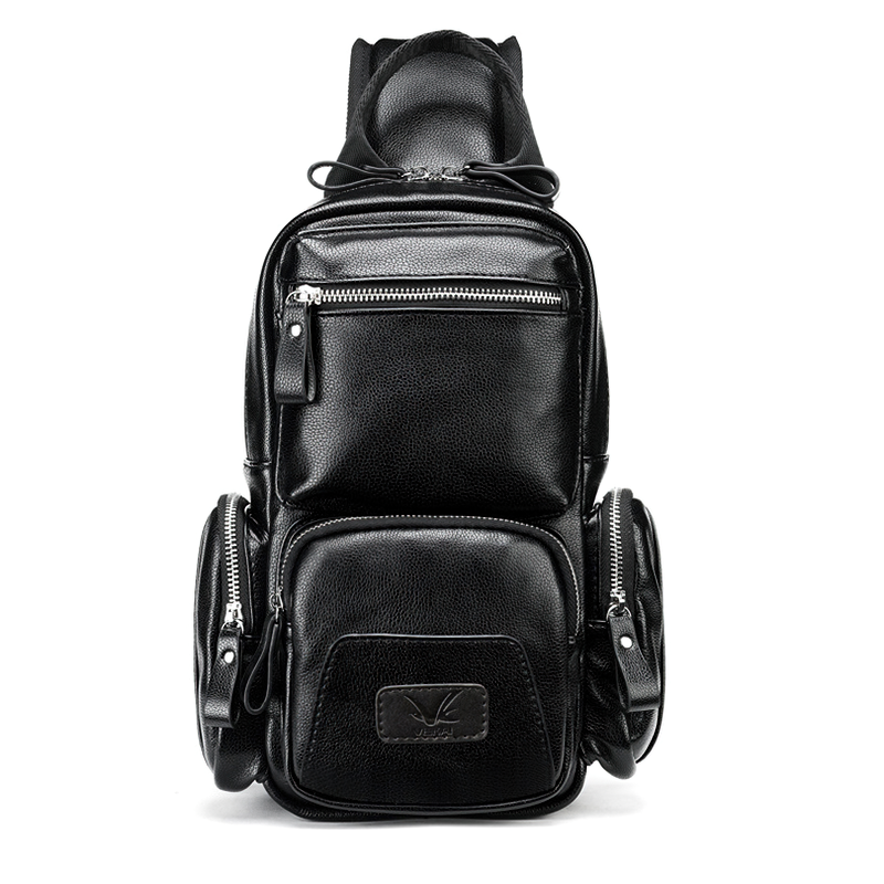 Waterproof Chest Bag / Crossbody Alternative Fashion Bag / rave outfits - HARD'N'HEAVY