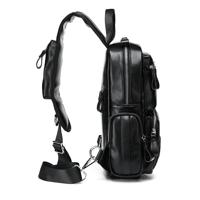 Waterproof Chest Bag / Crossbody Alternative Fashion Bag / rave outfits - HARD'N'HEAVY