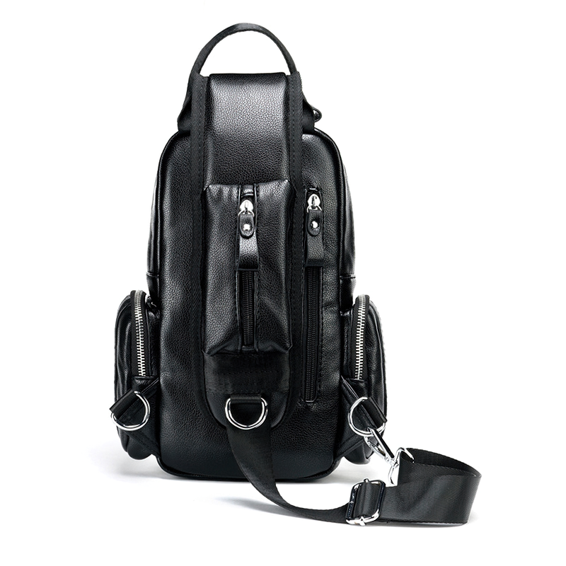 Waterproof Chest Bag / Crossbody Alternative Fashion Bag / rave outfits - HARD'N'HEAVY