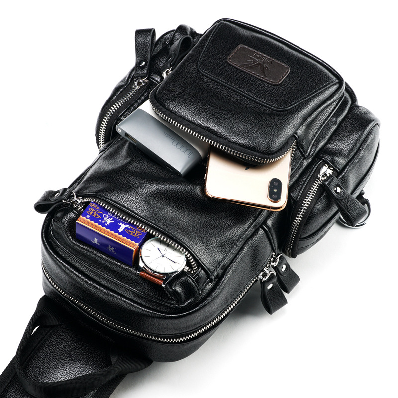 Waterproof Chest Bag / Crossbody Alternative Fashion Bag / rave outfits - HARD'N'HEAVY