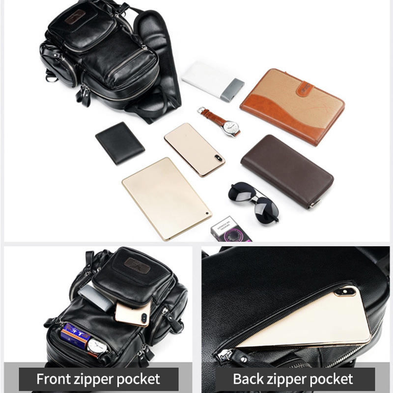 Waterproof Chest Bag / Crossbody Alternative Fashion Bag / rave outfits - HARD'N'HEAVY