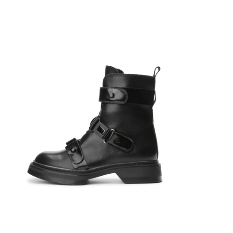 Women Boots Platform Ankle Boots / Warm Female Round Toe Footwear Shoes - HARD'N'HEAVY
