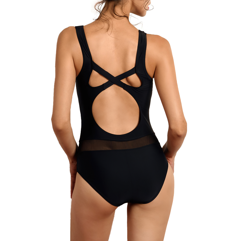 Women Cross Backless Micro Swimsuit / Sexy One Piece Swimsuit for Swim - HARD'N'HEAVY