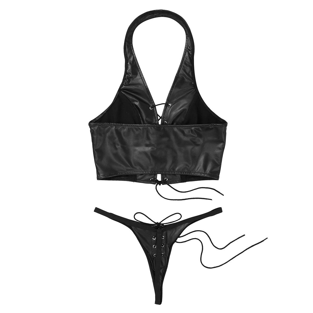 Women Vintage Faux Leather Clothing / Sexy Lace-Up Underwear Women Vintage Faux Leather Clothing / Sexy Lace-Up Underwear
