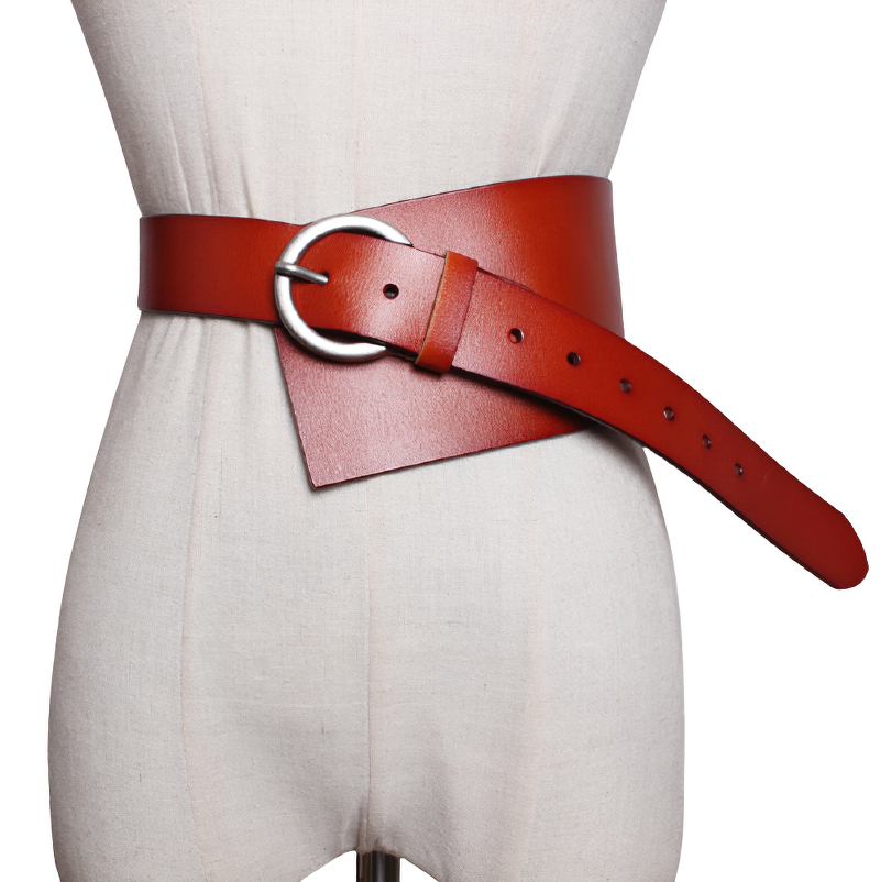 Black Belt Plus Size Wide Belts For Dresses Women PU Leather Waist