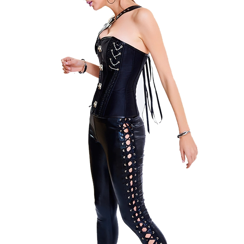 Women Sexy Corset With Steel Elements / Ladies Clothing Of Adjustable Strap Lacing Up - HARD'N'HEAVY