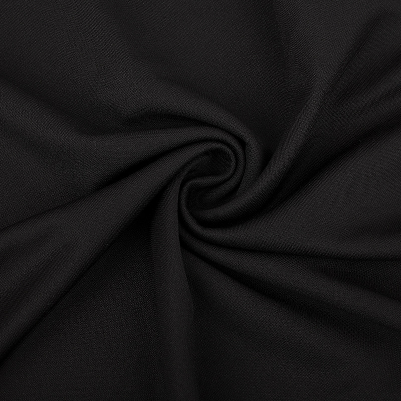 Black fabric texture showcasing the softness and elegance perfect for gothic-style dresses.