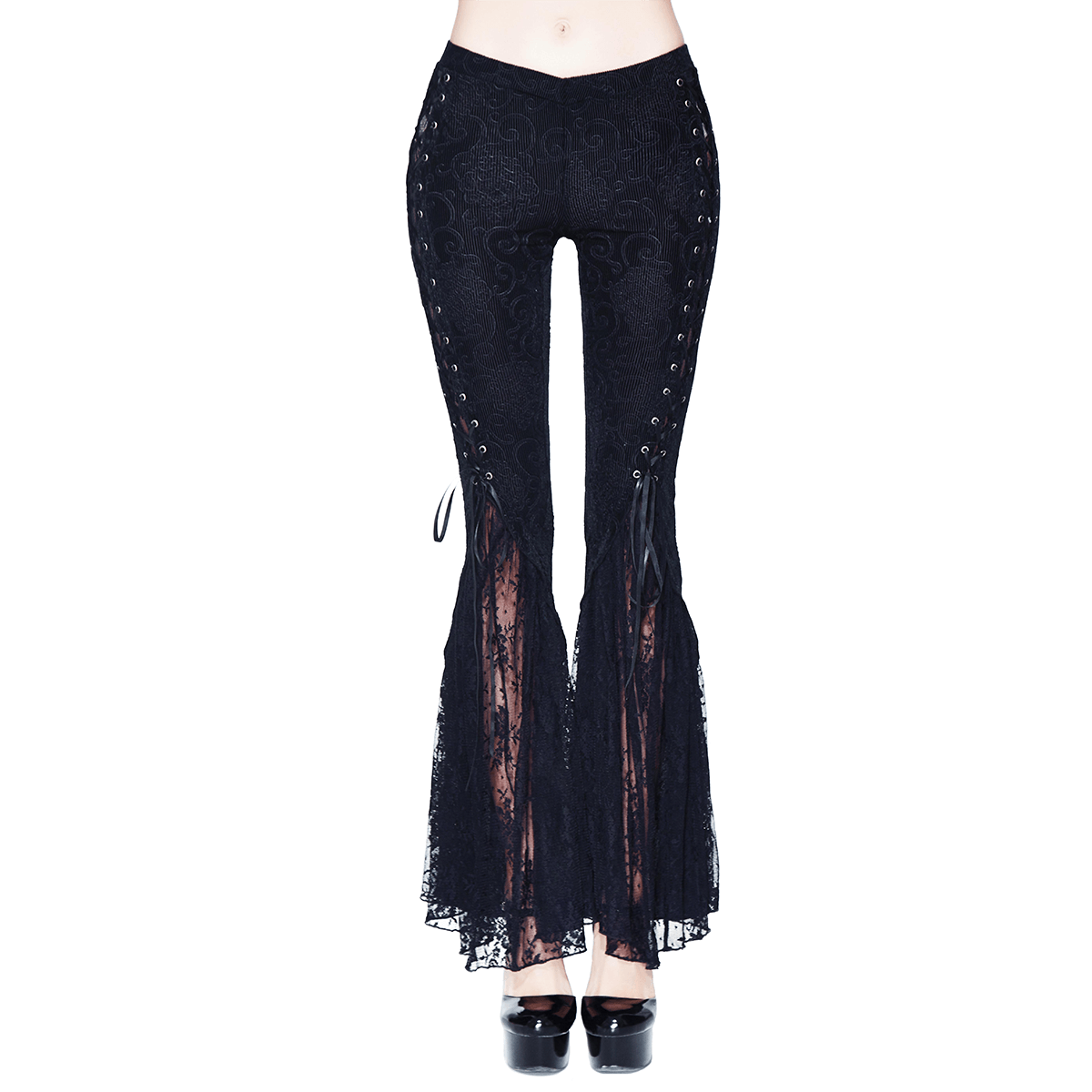 See Flare Pants Women, See Sexy Flare Pants, Transparent Flare Pants