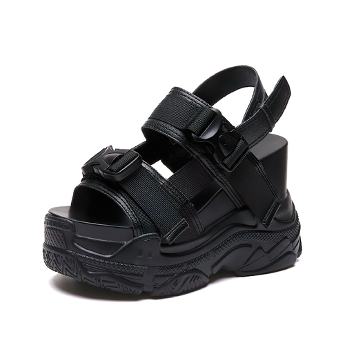 Damen Plateau-Sommersandalen / weibliche Alternative offene Zehenschuhe