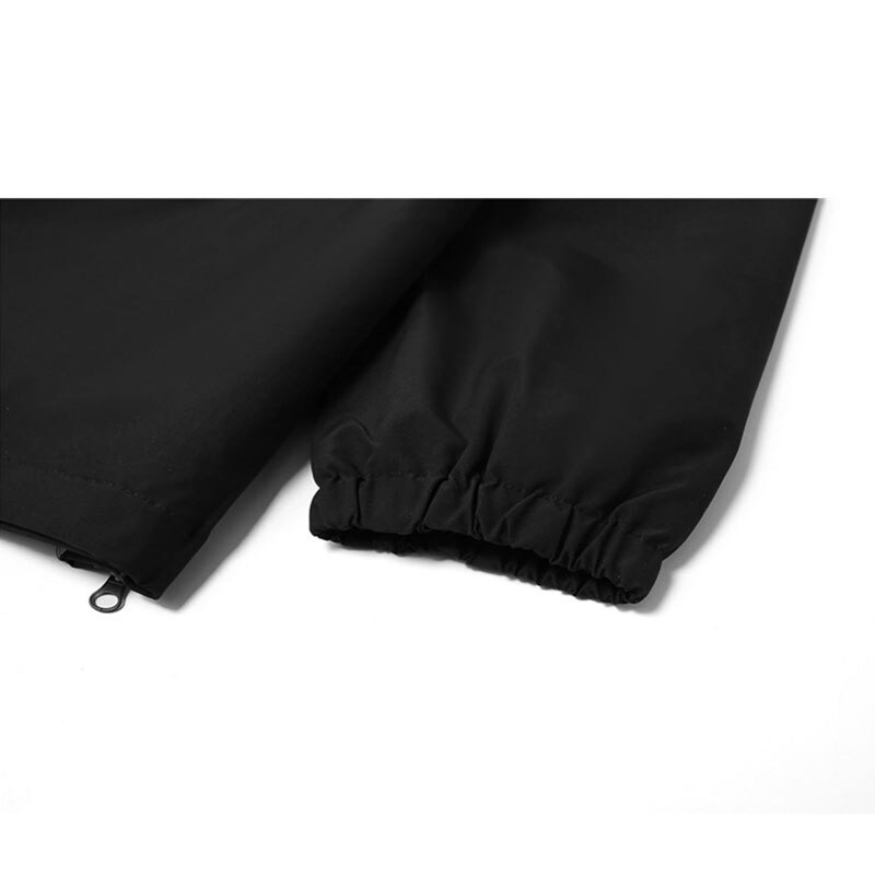 Women's Gothic Long Sleeve Pocket Lace Up Hoodies / Female Loose Black Sweatshirts with Hoody - HARD'N'HEAVY