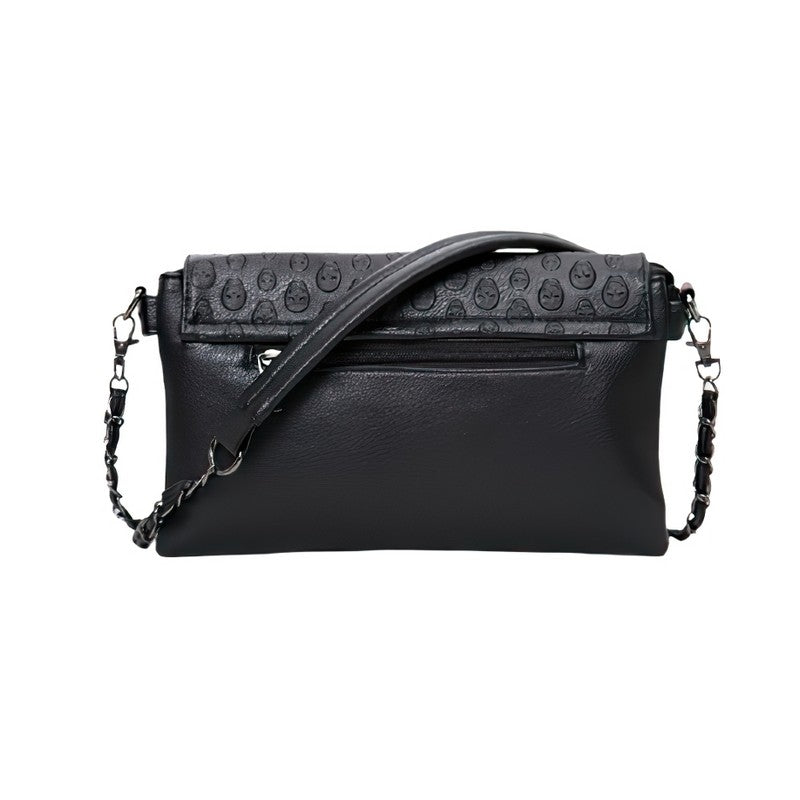 Women's Leather Gothic Handbag / Rivet Skull Shoulder Bag / Female Leather Accessories - HARD'N'HEAVY