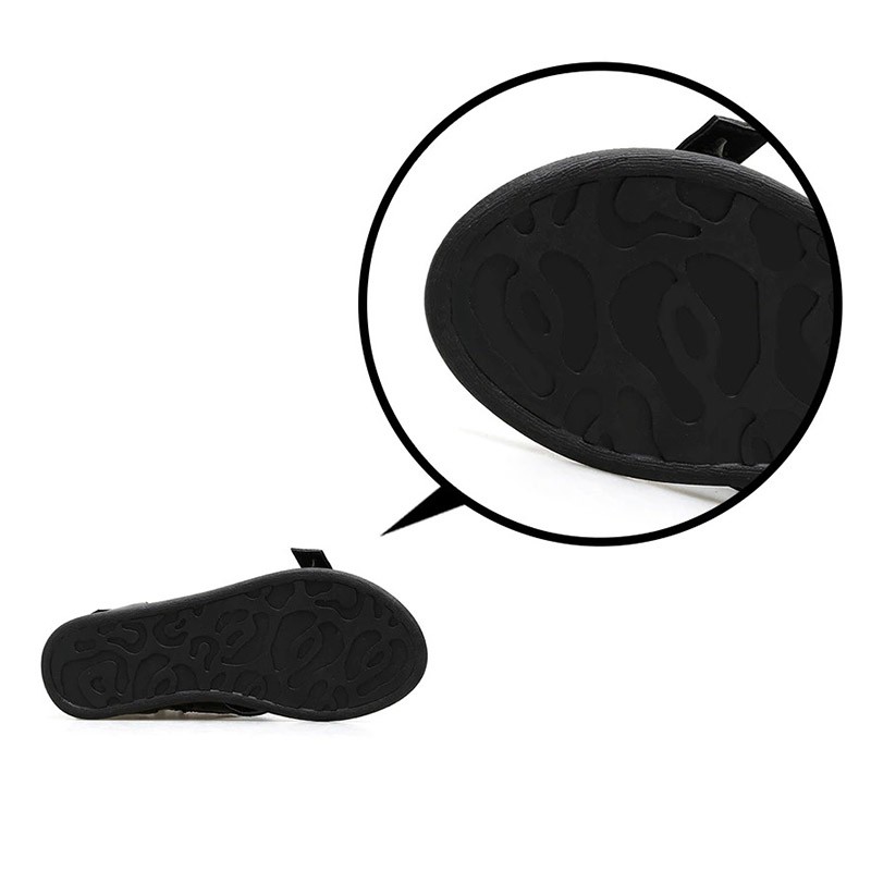 Overview of the sole of Women's PU Leather Gladiator Sandals, showcasing the intricate pattern and grip design.