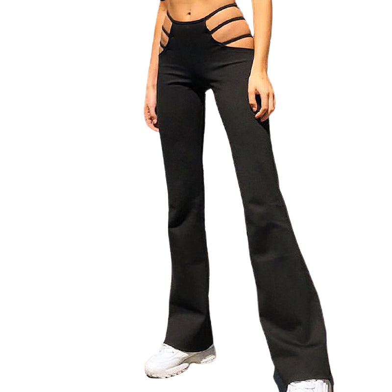 Women's Sexy Pants With High Waist / Alternative Fashion Loose Trousers - HARD'N'HEAVY
