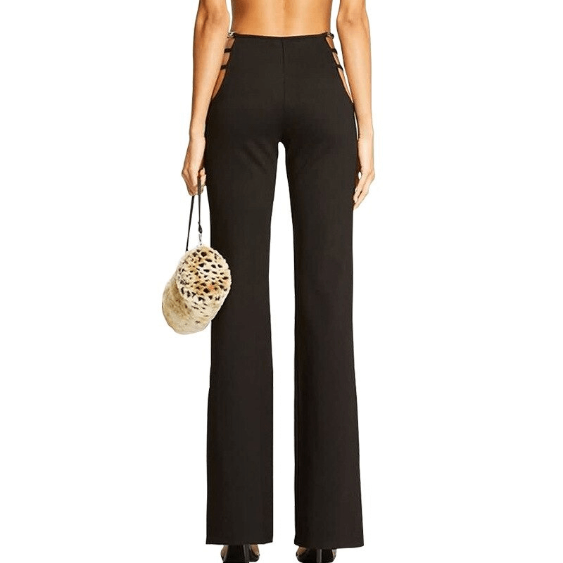 Women's Sexy Pants With High Waist / Alternative Fashion Loose Trousers