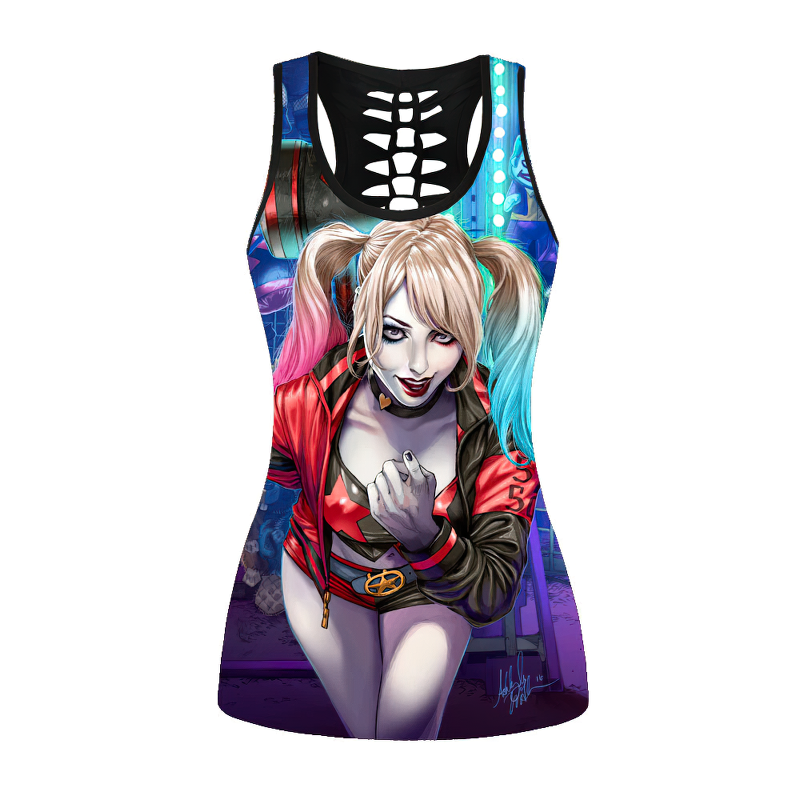 Women's Tank Top With Harley Quinn Print / Party Clothes For Women #3 - HARD'N'HEAVY
