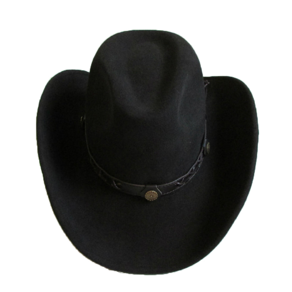 Wool Bowler Hat Male Fedoras Cowboy Cap - Main Image
